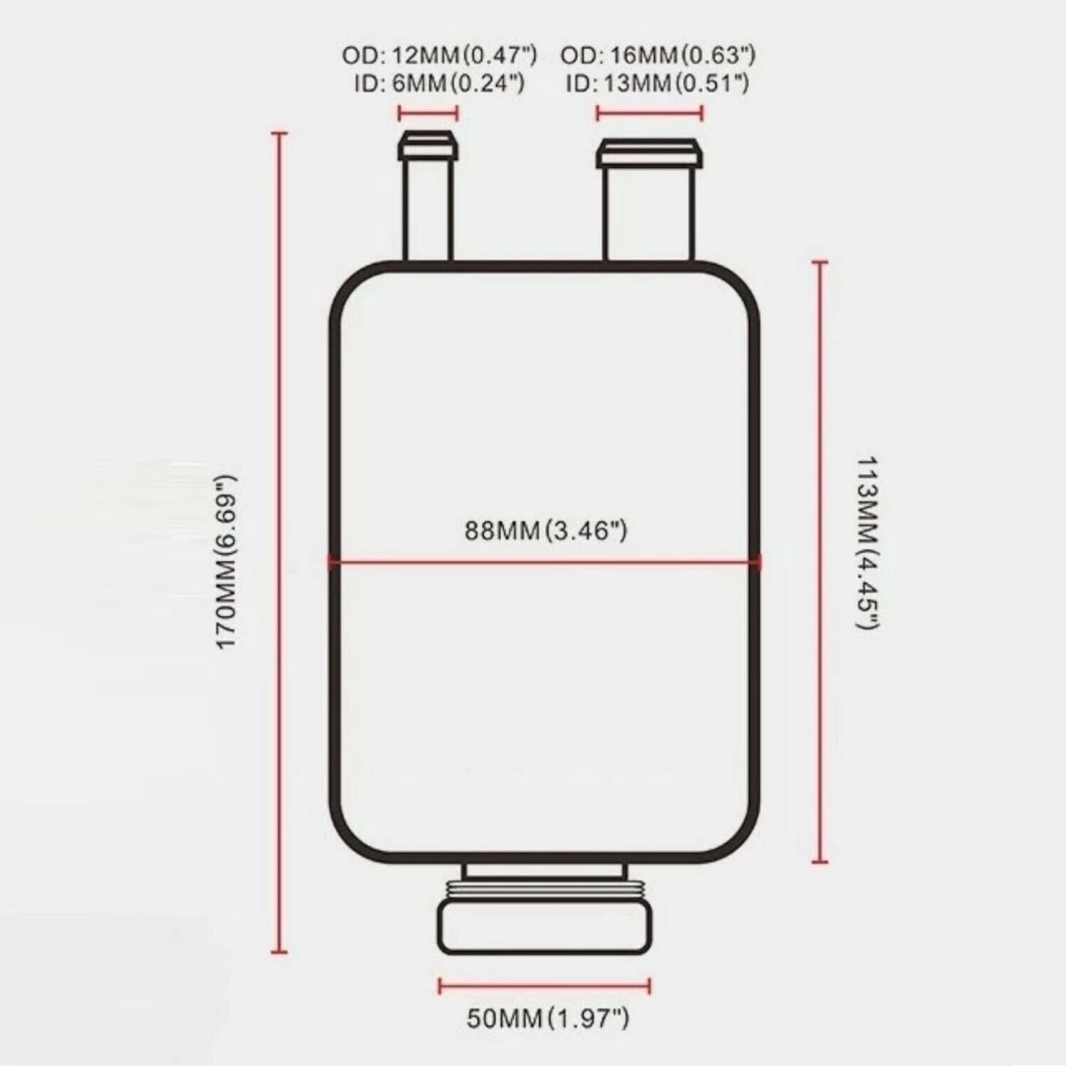Aluminium Alloy Fuel Cell Surg – Oil Drain Tank Bewertung und Preis