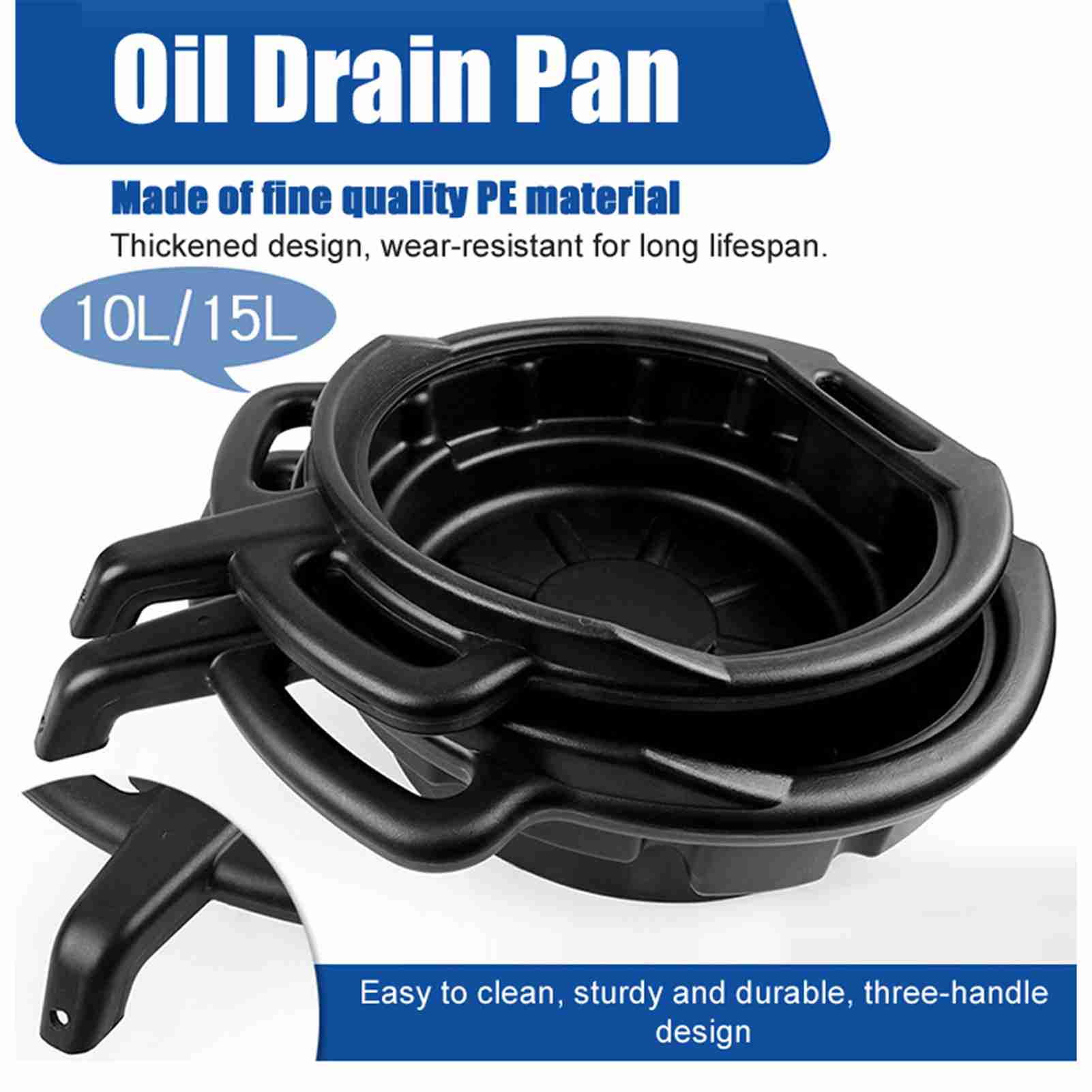 10L/15L Oil Drain Pan Waste En – Oil Drain Tank Bewertung und Preis