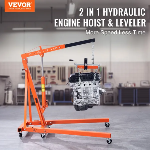 VEVOR Hydraulic Engine Hoist w – Engine Hoist Crane Bewertung und Preis