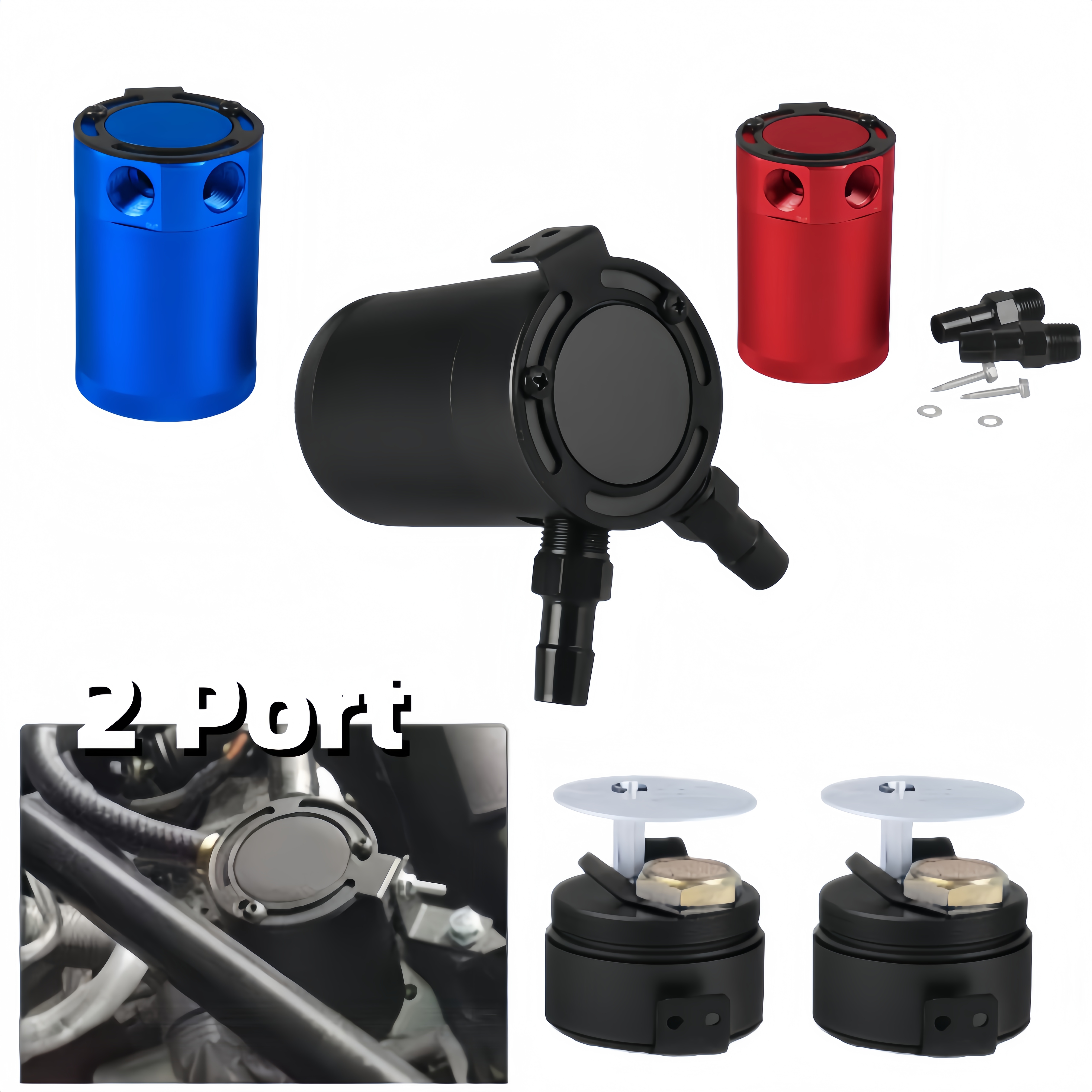 Oil Catch Can Baffled Aluminum – Oil Drain Tank Bewertung und Preis