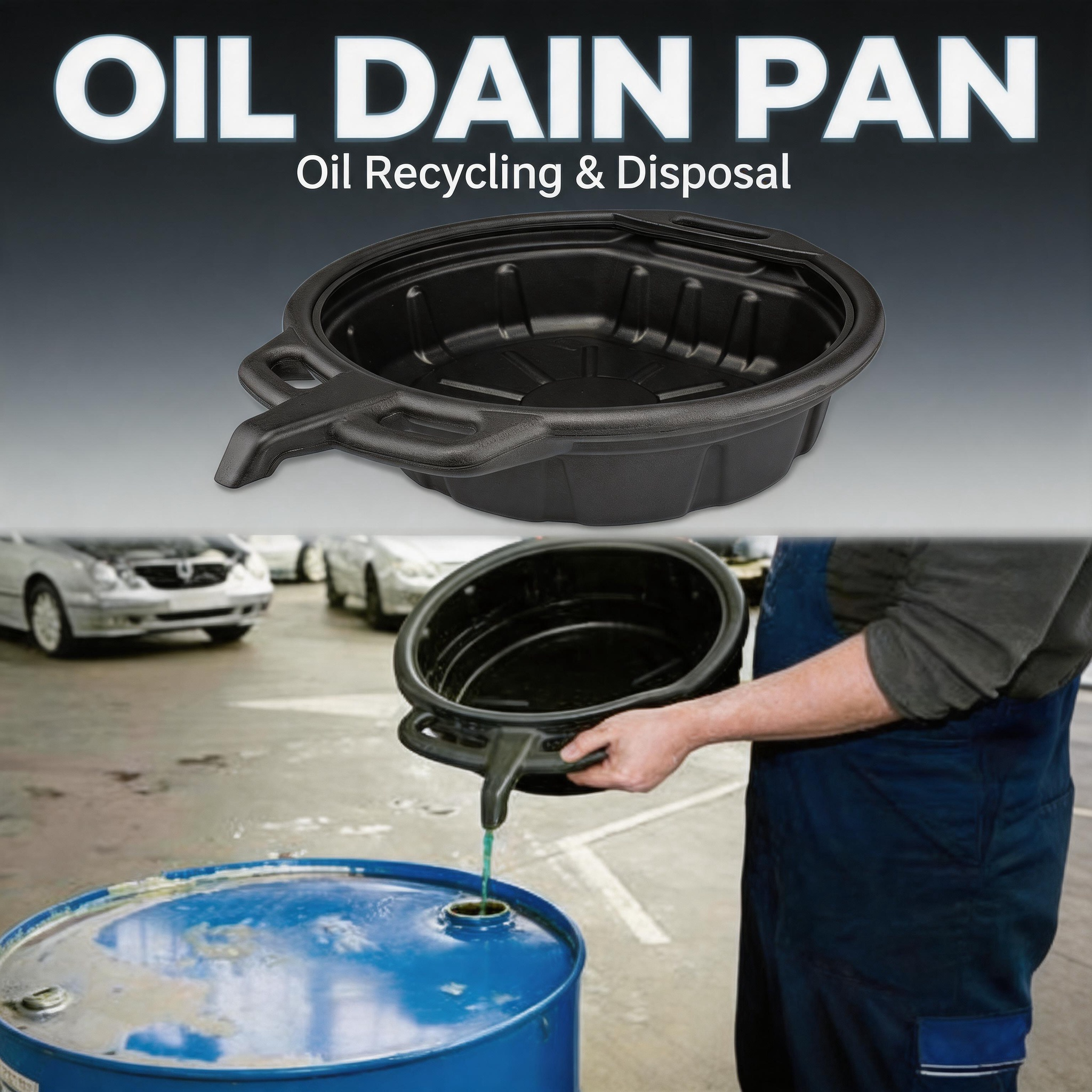 Portable Handle Design 10/15L  – Oil Drain Tank Bewertung und Preis