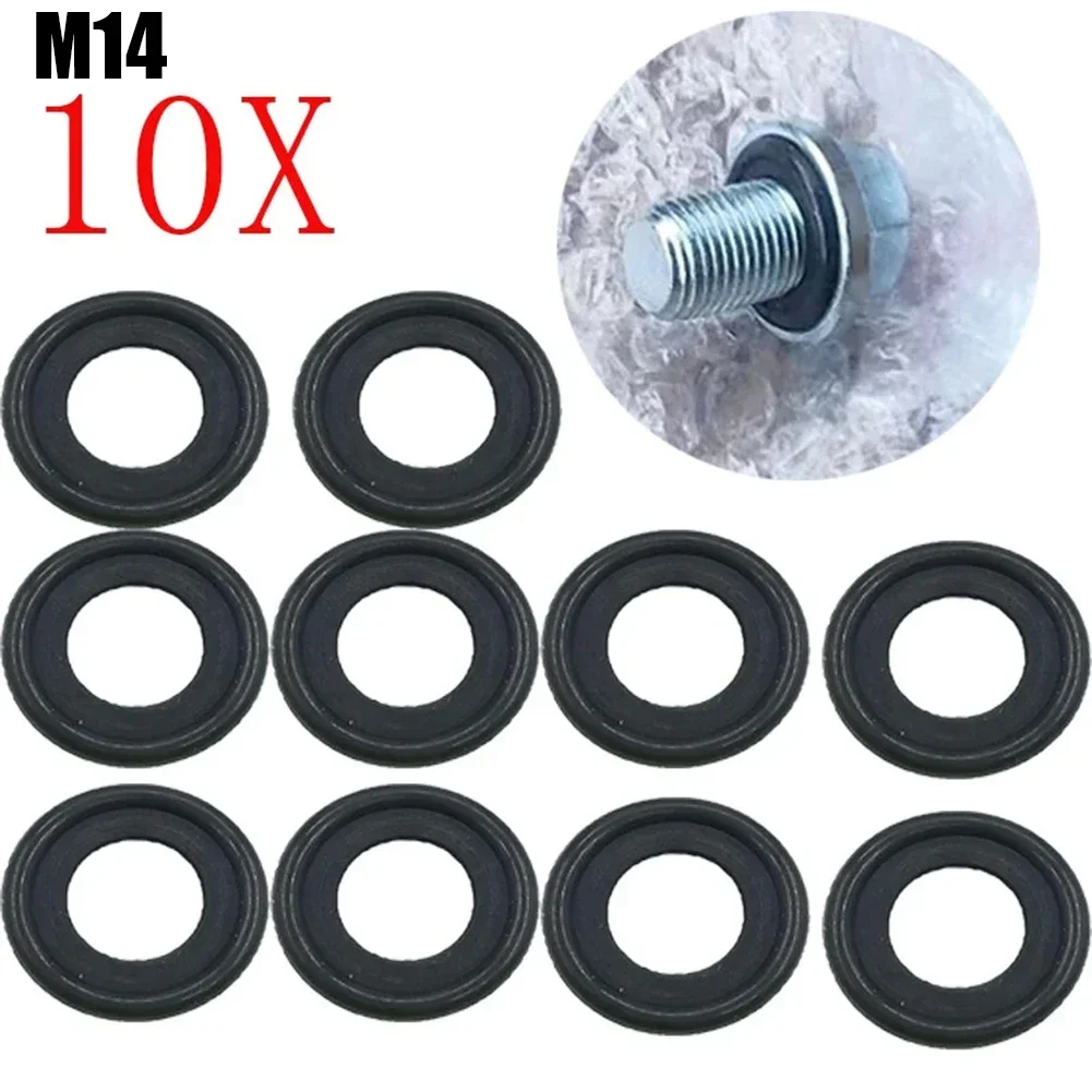10Pcs M12 Washer Seal Black Ru – Oil Drain Tank Bewertung und Preis