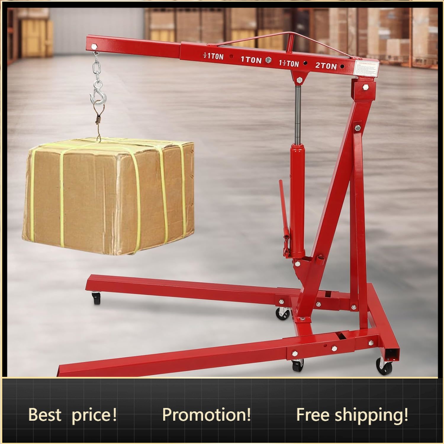 2 Ton Folding Engine Hoist Che – Engine Hoist Crane Bewertung und Preis