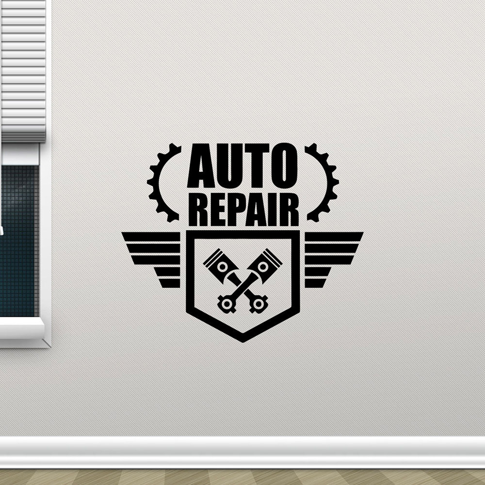 Auto Repair Wall Decals Creati – Auto Repair Shop Logo Bewertung und Preis