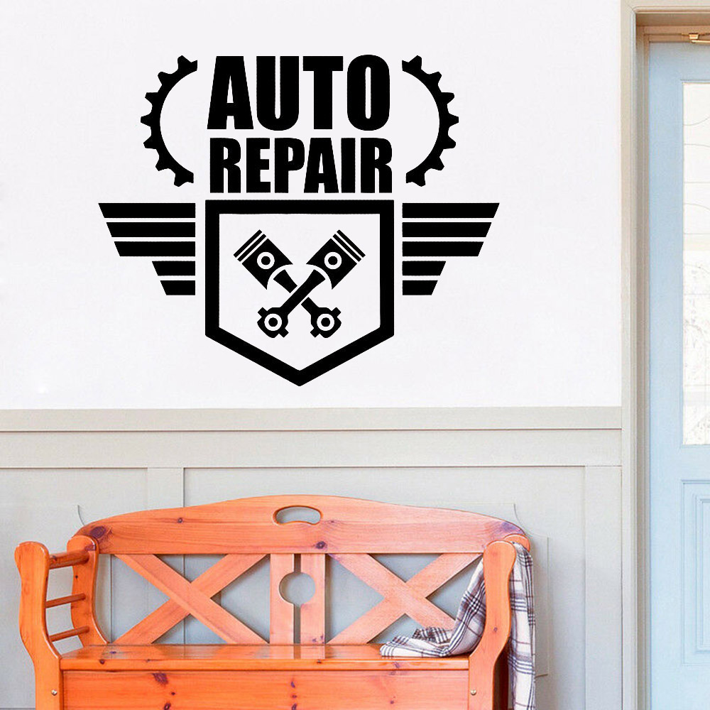 Auto Repair Wall Decals Creati – Auto Repair Shop Logo Bewertung und Preis