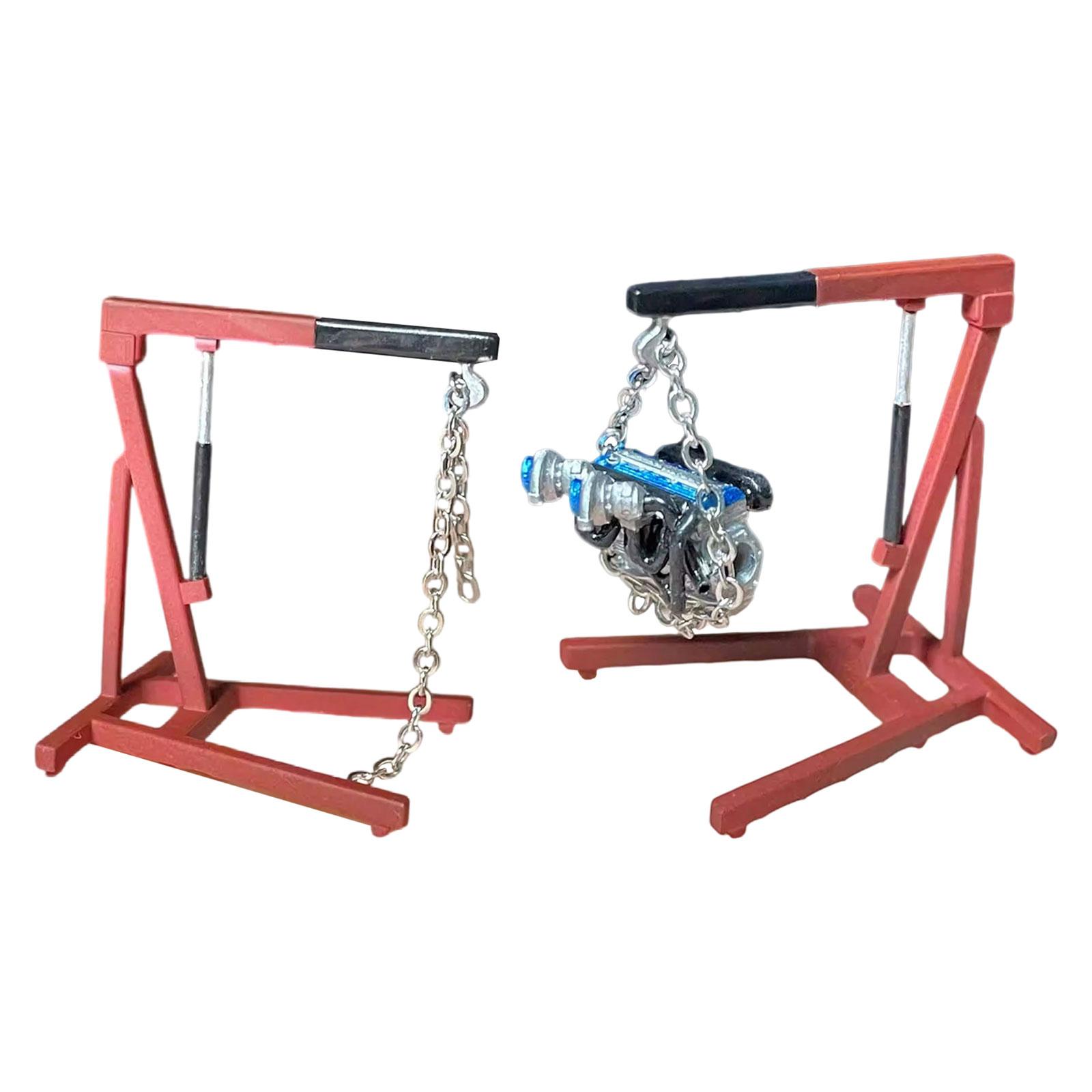 1:64 Diorama Car Engine Crane  – Engine Hoist Crane Bewertung und Preis
